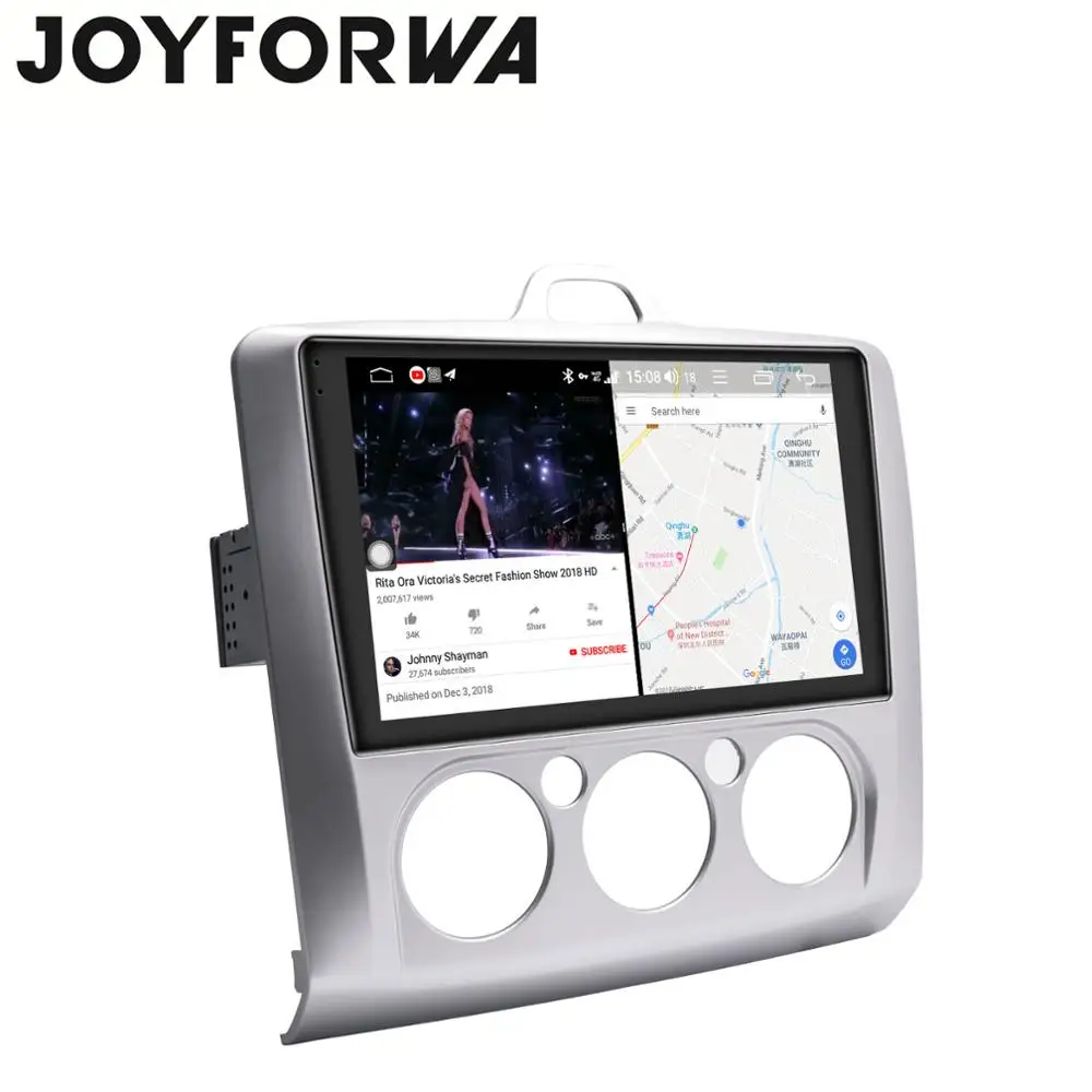 Top DSP 9" 1Din Android 8.1 Car Multimedia Radio for Ford Focus Exi MT Mk2 Mk3 2004-2011 GPS Navi SPDIF DAB Mirror Link OBD 4G SIM 5
