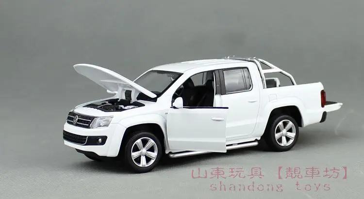 Мальчик игрушка литой автомобиль модель со звуком светильник автомобиль подарок для детей 1:32 бизнес фургон pick Up AMAROK SUV грузовик