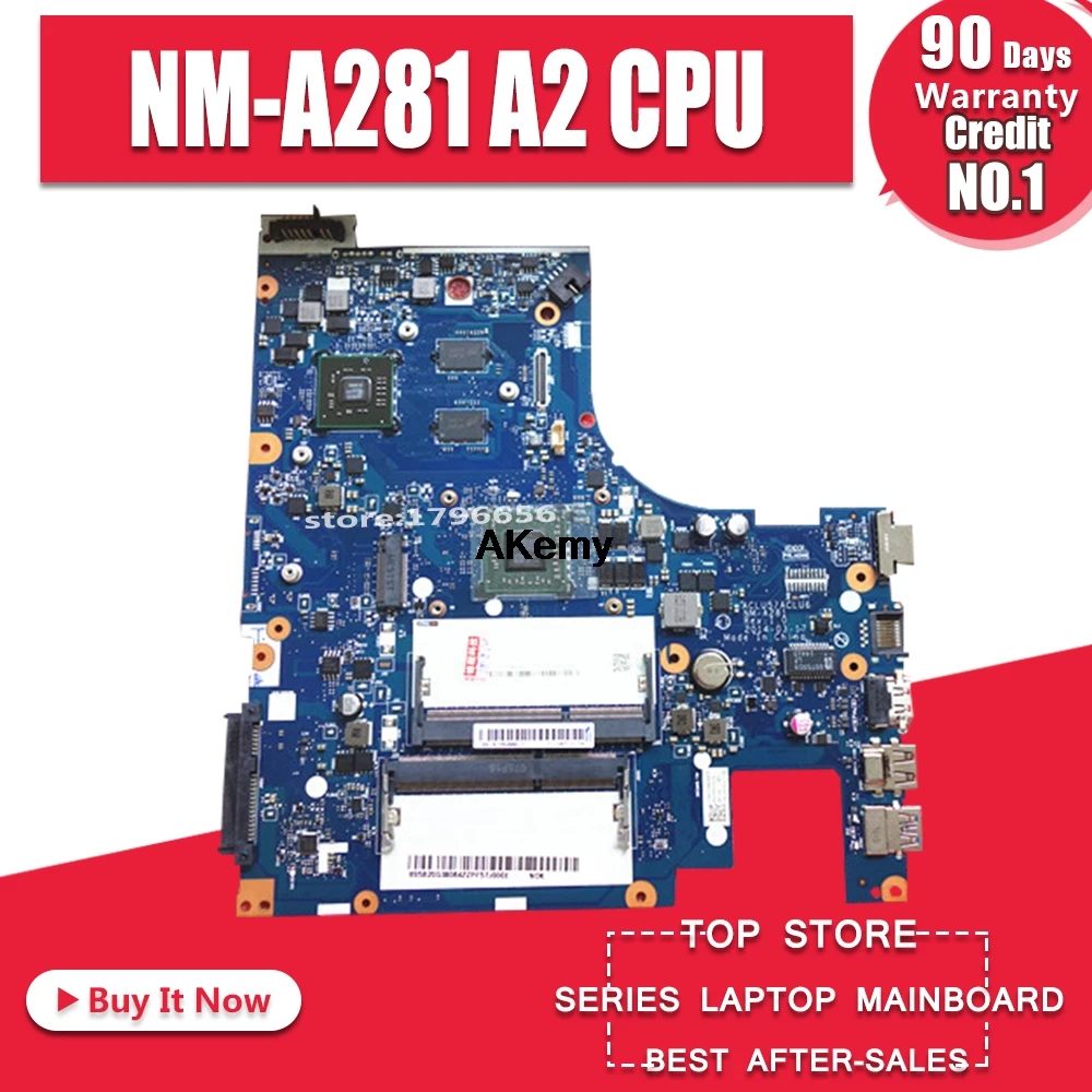 

NM-A281 mainboard For Lenovo G50-45 laptop motherboard ACLU5/ACLU6 NM-A281 with E2 CPU R5 M230 GPU Test work 100% original