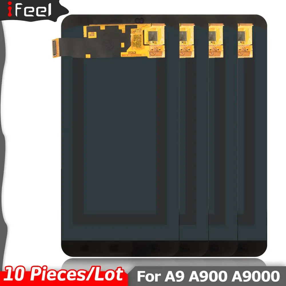 

10 pieces/lot 6.0" Display For SAMSUNG Galaxy A9 A9000 A900 A900F LCD Display Touch Screen Super AMOLED