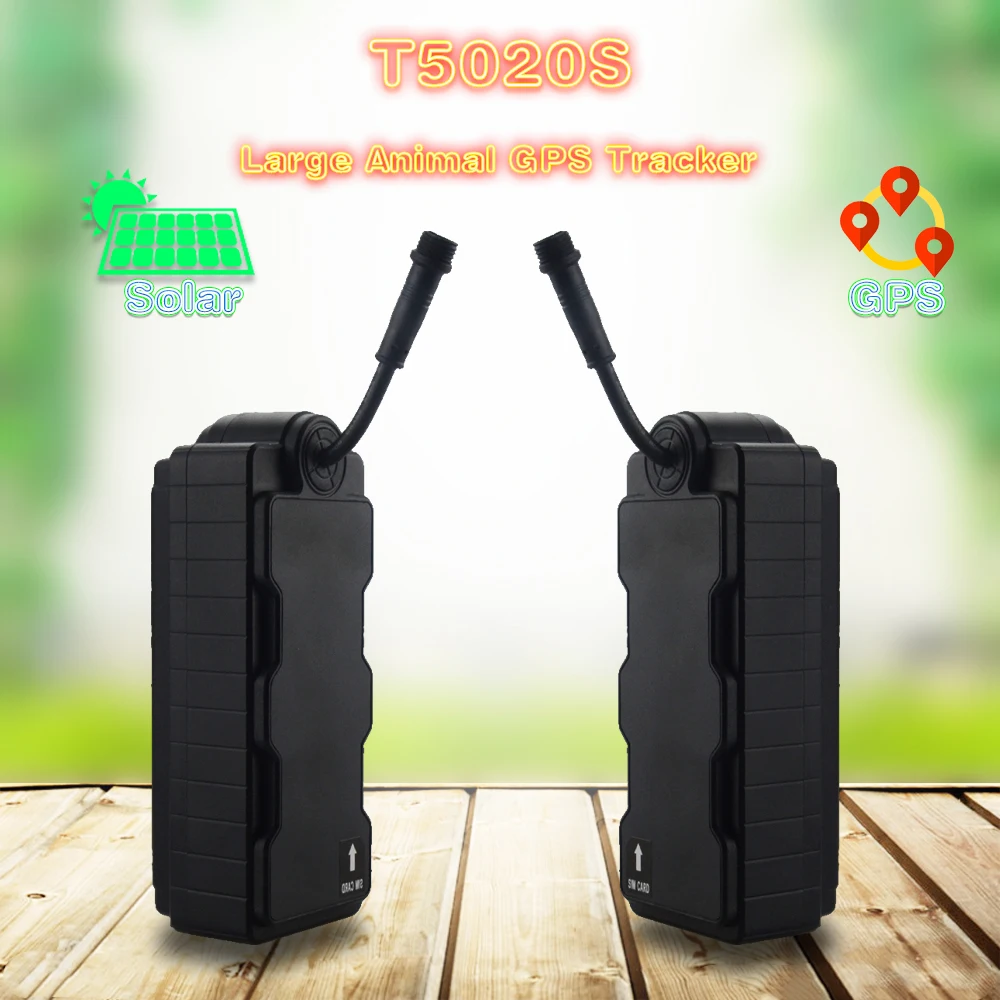 

20000mAh Battery Solar Panel Collar T5020S GPS Animal Tracker Positioning Tracking GPS Locator Pet Tracker GPS Tracking System
