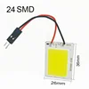 Lámpara de lectura Interior de coche, luz de techo, adorno para vehículo, Panel, T10 W5w Cob 24SMD 36SMD 48SMD ► Foto 3/6