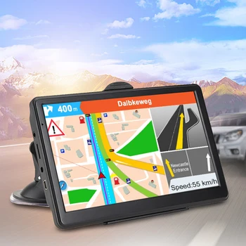 

7 Inch 8GB 128MB Resistive Display Device Multifunctional Caravan FM HD Multilingual Universal Maps Car GPS Navigator Truck