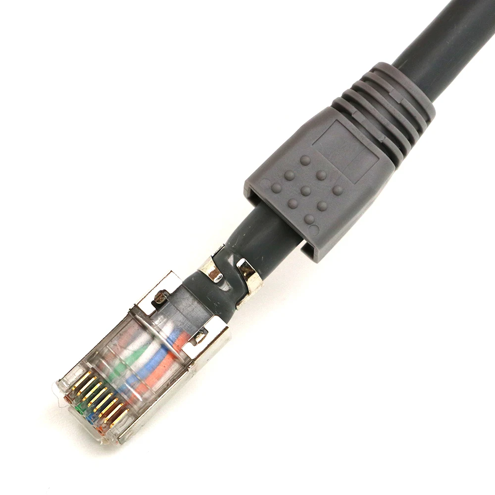 Xintylink rj45 шапки cat6a cat7 rg rj 45 сетевой ethernet кабель Разъемы cat 7 сапоги оболочка вилка