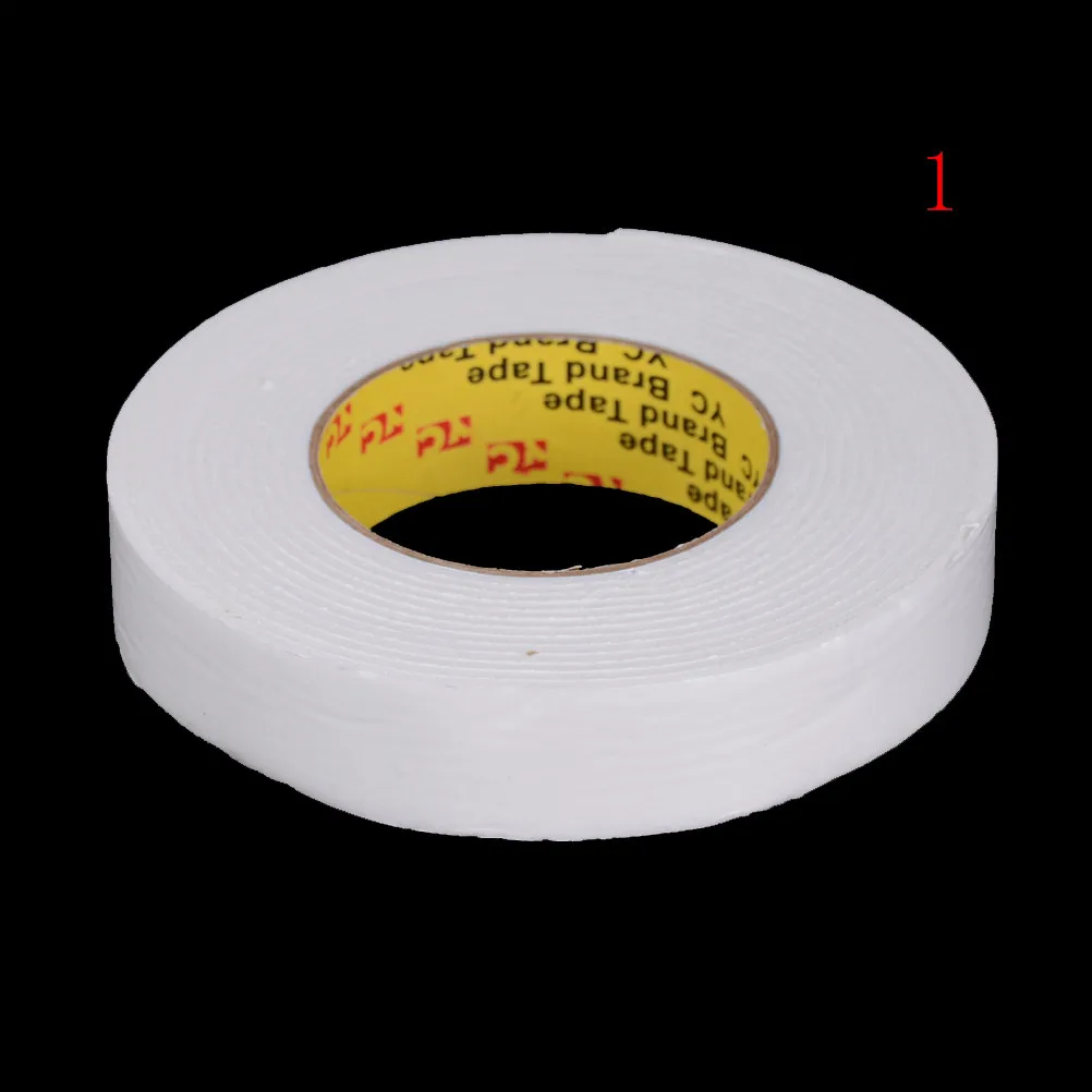 1pc 5M Sponge Strong Double Faced Adhesive Tape Foam Double Sided Tape Self Adhesive Pad For Mounting Fixing Pad Sticky White