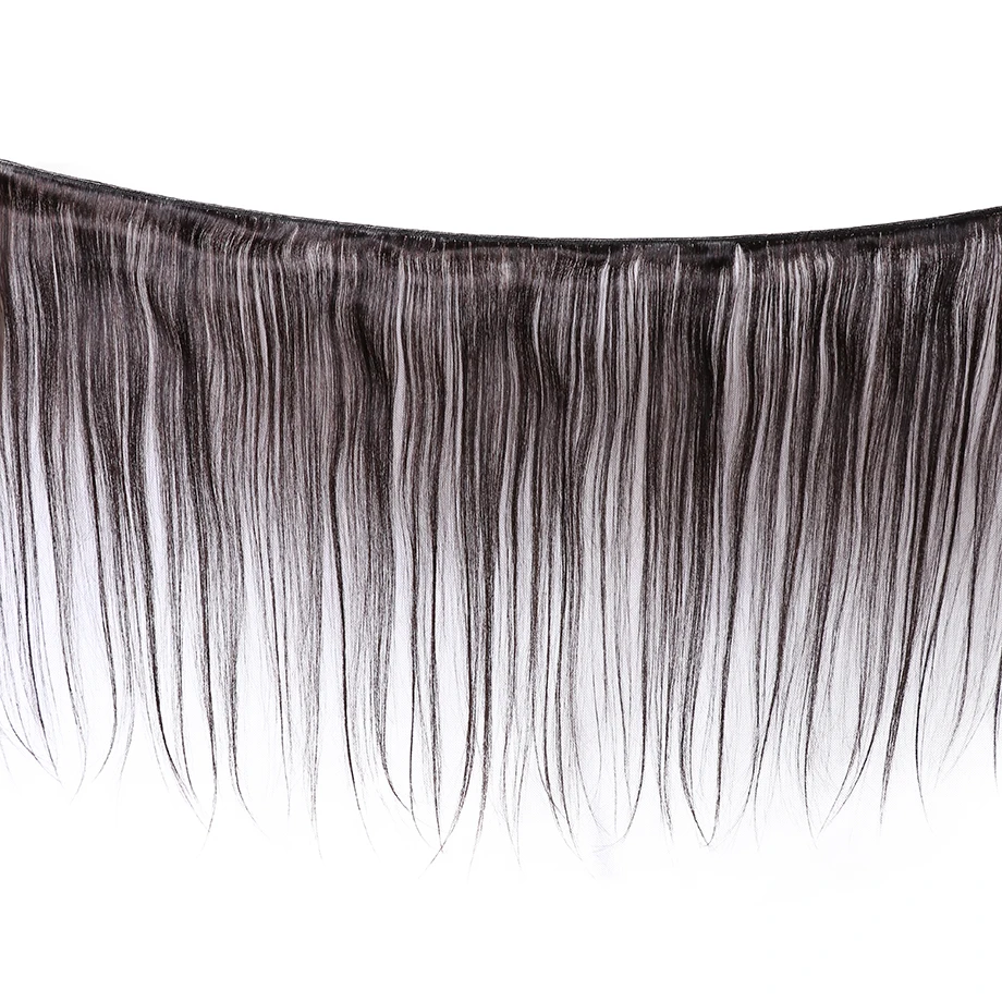 360 фронтальной с пряди бразильские прямые волосы пряди с фронтальной швейцарский шнурок человеческие Remy пряди человеческих волос для наращивания волос