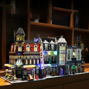 

MOC Creator City 2569Pcs Lepining 15042 Corner Garage Model Building Blocks Bricks Creator Kids Toys Christmas Kids Toys Gifts