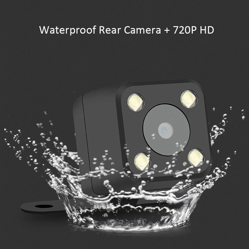 Автомобильный видеорегистратор с Wi Fi 1080P Full HD двойной объектив камера заднего