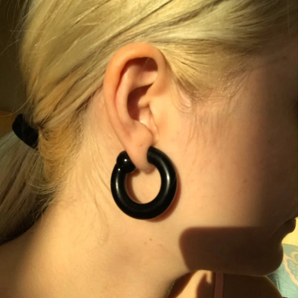 Piercing Jewelry Body Piercing Earrings Ear Piercing Jewelry Body Piercing Jewelry Body Jewelry 2pcs Acrylic BCR Big Large Size Captive Bead Ring Ear Tunnel Plug Expander Gauges Nose Septum Ring Earring Piercing Body Jewelry