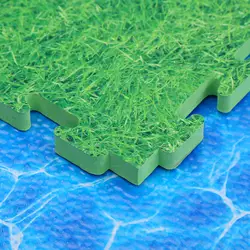 Eva Океанский коврик водонепроницаемый толстый экологически чистый синий зеленый газон коврик для ползания