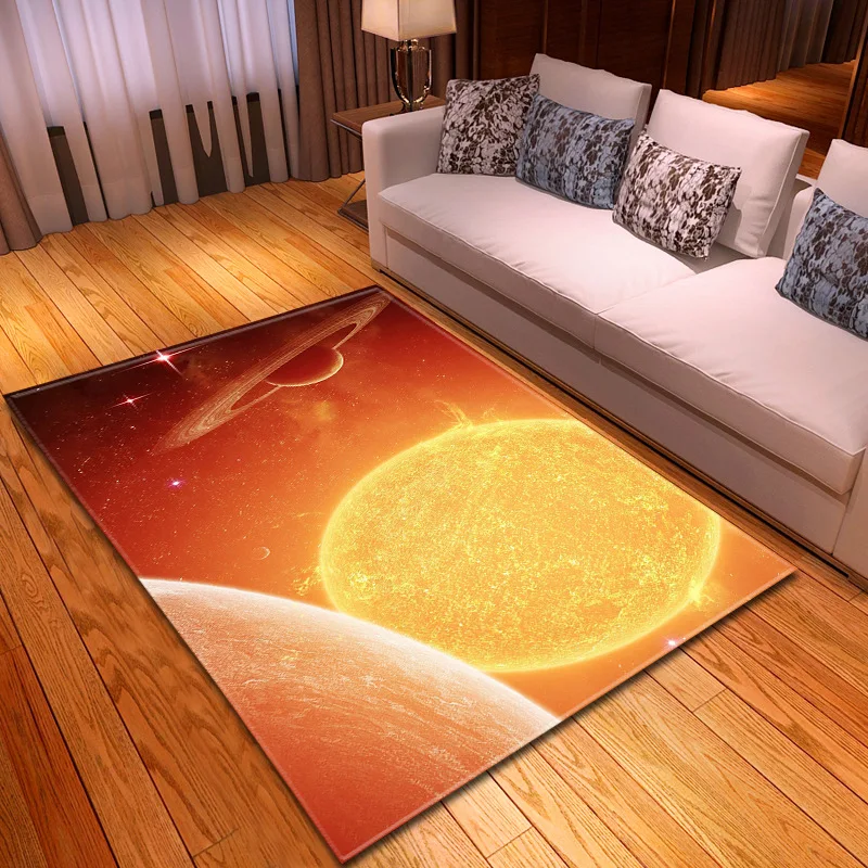 Ковер Dream Galaxy Space с 3D принтом, мягкие фланелевые домашние ковры в скандинавском стиле для гостиной, спальни, декоративный ковер для детской комнаты, коврик для игровой зоны