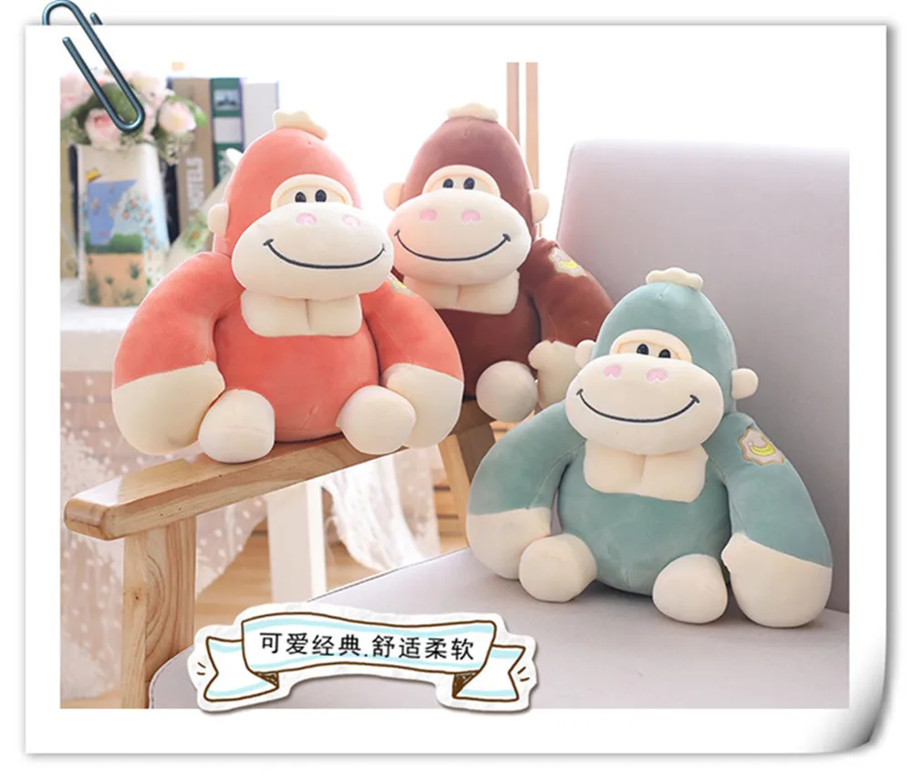 pink gorilla stuffed animal