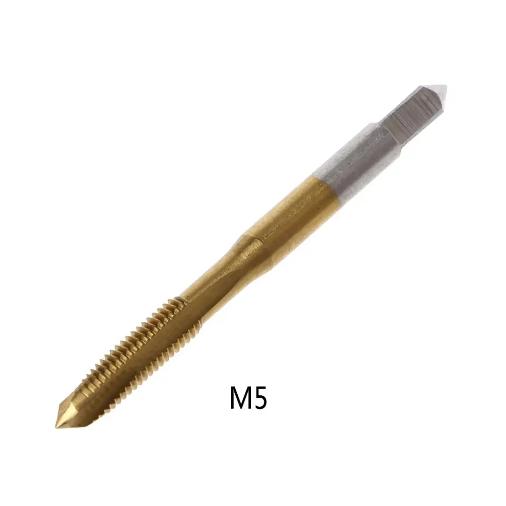 M5 M2/M2.5/M3/M3.5/M4/M5/M6 HSS Метрическая прямая флейта резьба Винт кран штекер кран - Цвет: M5