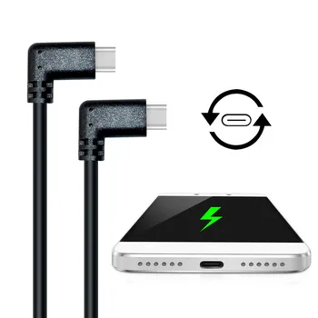 

3m USB Type C PD Fast Charging Cable Data Transfer Line for Oculus Quest VR Camera Double Elbow USB-C Speed Data Cable