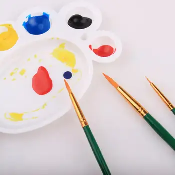 

3pcs/set Wooden Drawing Supplies Nylon Hair Line Brush