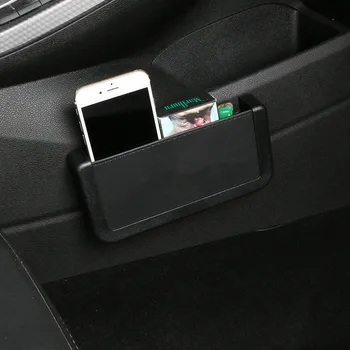 

1pc Car Storage Bag Multi-Function Universal Car Mobile Phone Storage Box For Audi b5 b6 b7 b8 A3 A4 A4L A5 A6L C5 C6 RS4 RS5 Q7