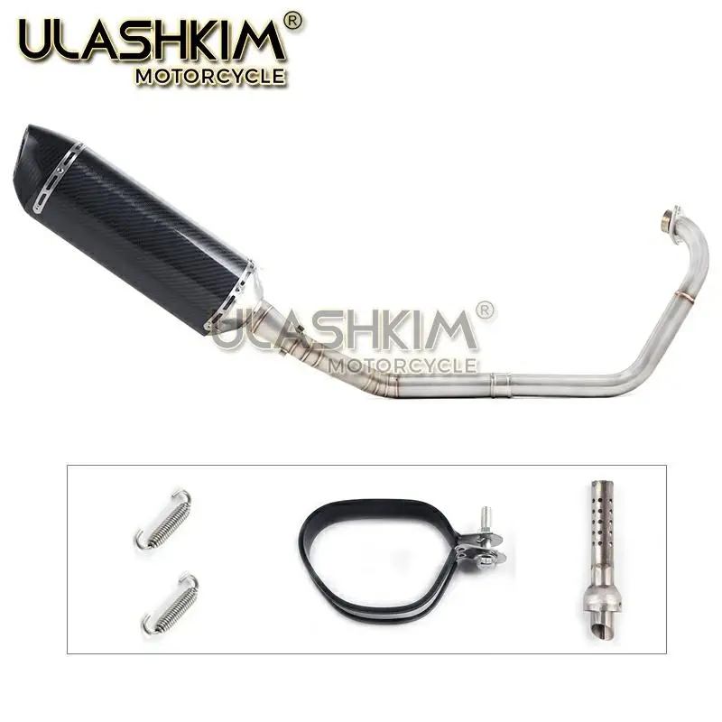Мотоцикл полный выхлоп Escape система Модифицированная средняя Соединительная труба без шнуровки для yamaha YZF-R15 R5 MT-15 MT 15 125 2008