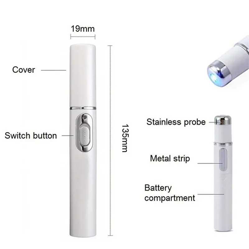 Blue Light Therapy Varicose Veins Treatment Laser Pen Soft Scar Wrinkle Removal Treatment Acne Laser Pen Massage Relax blue light therapy pen laser pen therapy