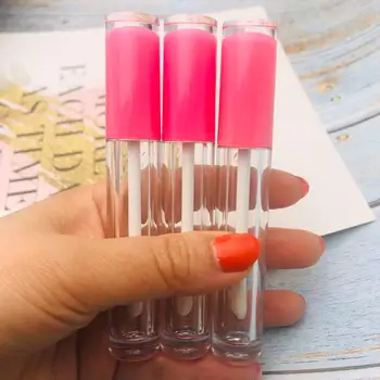 

New 5ML Empty Lip Gloss tubes,White,PInk,Purple cap DIY Plastic Lipgloss Tube,Beauty DIY lip glaze cosmetic packing container