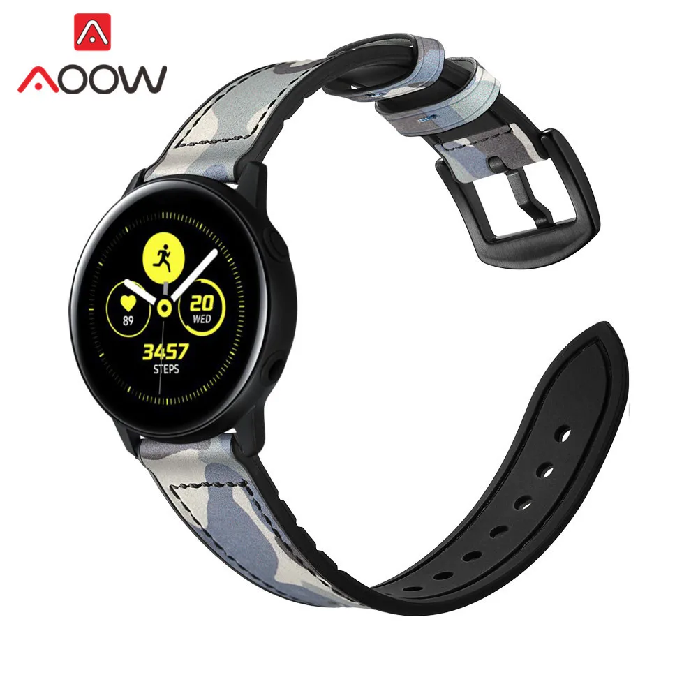 Кожаный ремешок для gear S2 классический samsung Galaxy Watch 42 мм Huami Amazfit Bip Band 20 мм ремешок для часов Correa силиконовый браслет ремень