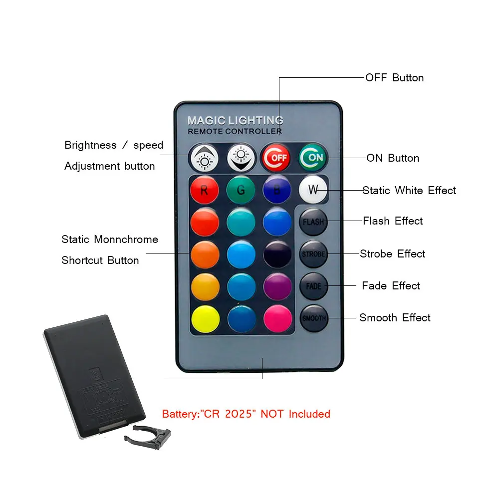 Светодиодная RGB лампа E27 E14 GU10 110 В 220 16 цветов|Светодиодные лампы и трубки| |