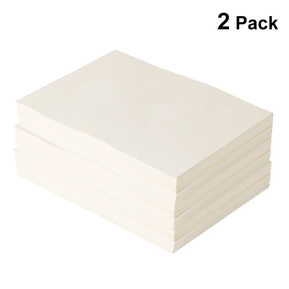 Arte de papel de dibujo en blanco para estudiantes, 40 hojas/2 paquetes de 8K, papel de dibujo a Color para artistas