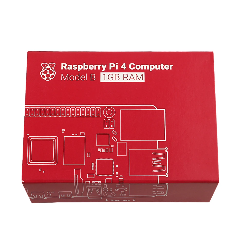 Последние Raspberry Pi 4 Model B с 1/2/4gb Ram Bcm2711 4 ядра Cortex-a72 Arm V8 1,5 ГГц Поддержка 2,4/5,0 ГГц Wi-Fi Bluetooth 5,0