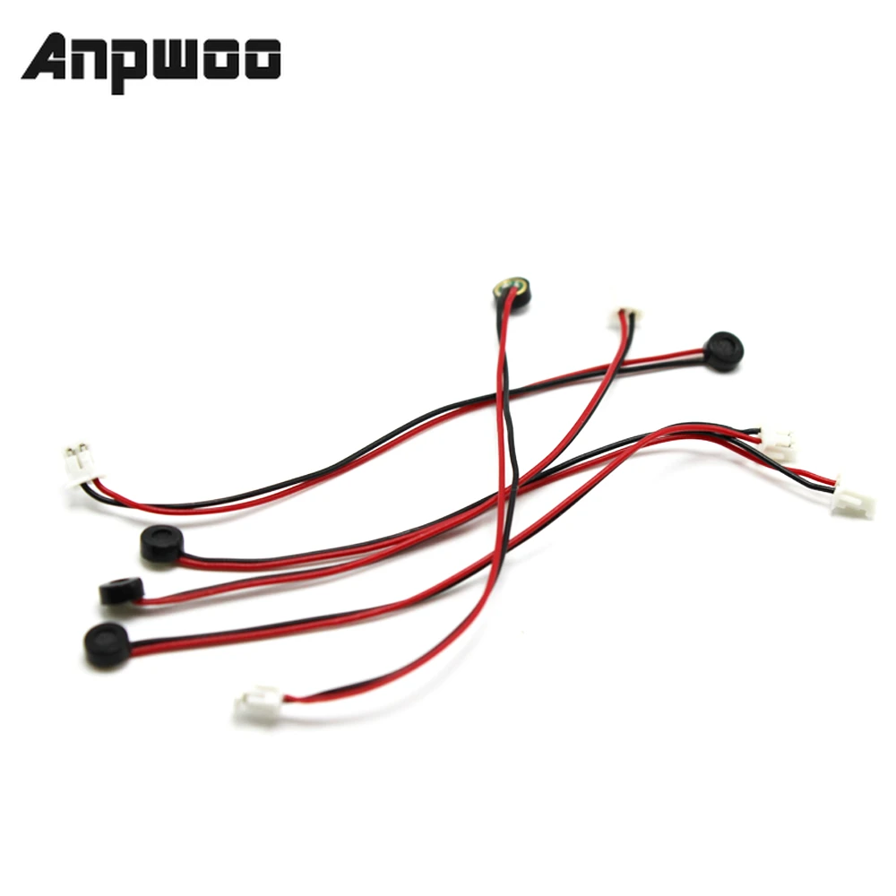 

ANPWOO Mini Mic Sound Monitor Audio Pickup Device High Sensitive Tiny Microphone for CCTV Security Camera CCTV Microphone