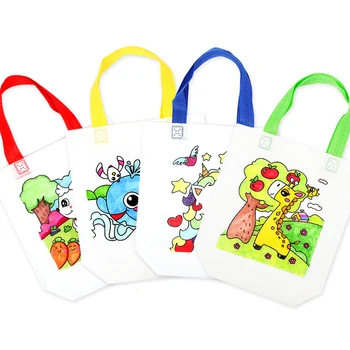 

Graffiti Marker Painted Handbag Coloring Pictures kindergarten Child Graffiti Art Material Kit Bag Drawing Toy for children Gift