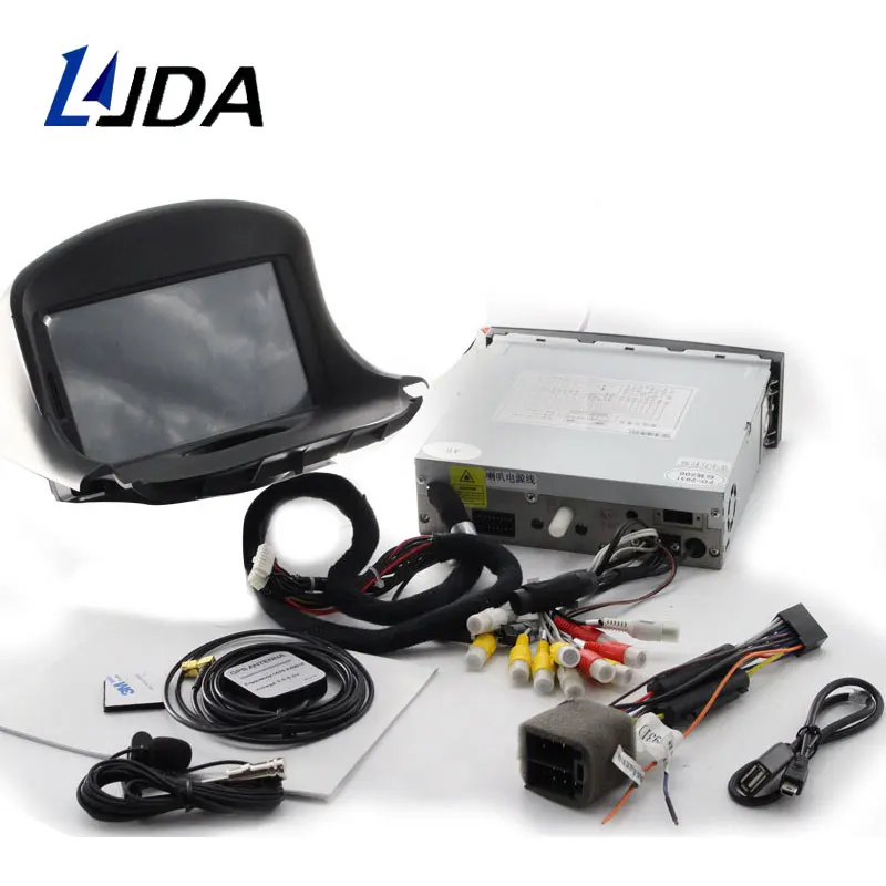 LJDA 1 din 7 дюймов Android 10,0 автомобильный dvd-плеер для peugeot 206 206CC Авто Радио Аудио Bluetooth Canbus gps навигация четырехъядерный