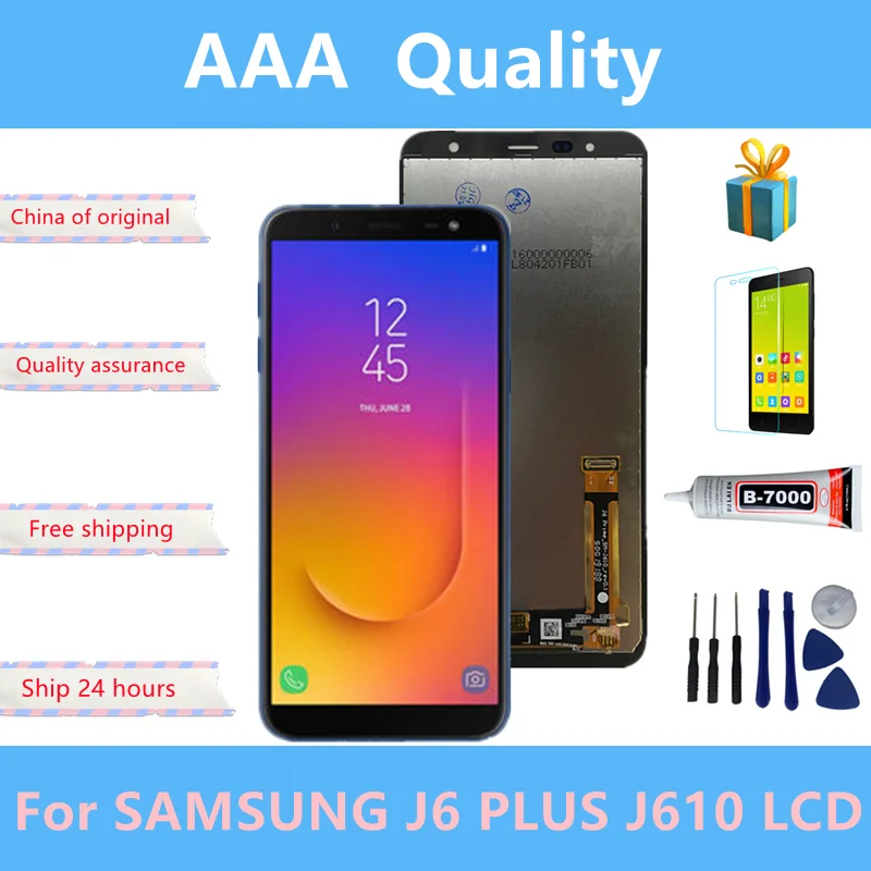 Original for Samsung Galaxy J6+ J610 J610F J610FN Display LCD Screen replacement J6 Plus display screen | Мобильные телефоны и