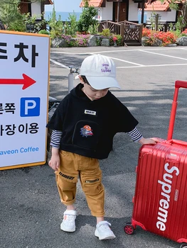 

Children Sweater Boys Spring New Tops Children Cartoon Tide Boys Fashion Autumn Male Western Style Children's Clothing