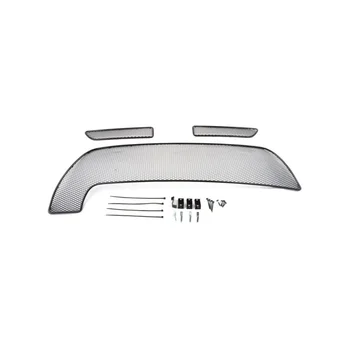 

Mesh on bumper exterior for Renault Duster 2015-, 3 PCs, black, 15