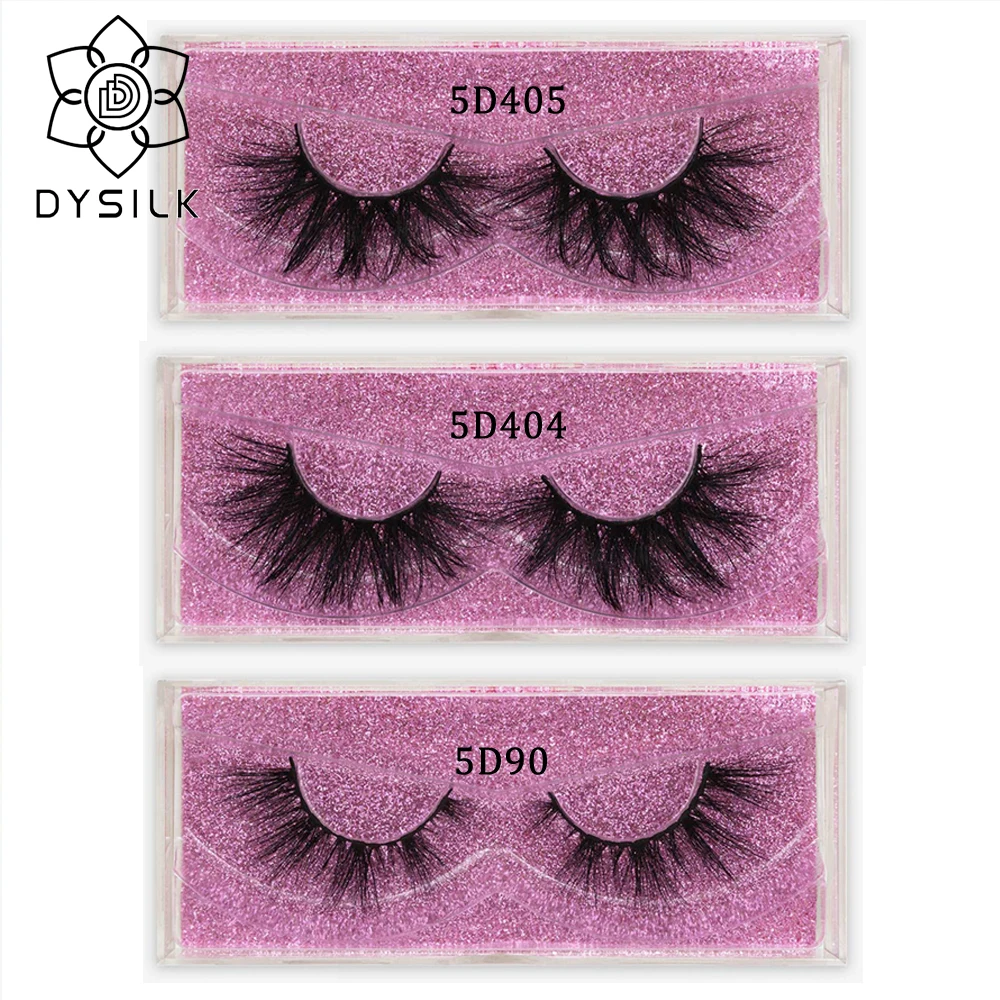 DYSILK 5D норковые ресницы толстые длинные норковые ресницы натуральные драматические объемное наращивание ресниц 3d накладные ресницы