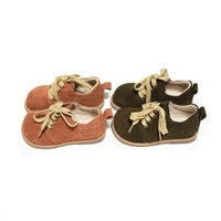Suede Leather Boy's Casual Shoes Top Quality Cowhide Children's School Shoes Genuine Leather Non-slip Kids Flat Shoes 1