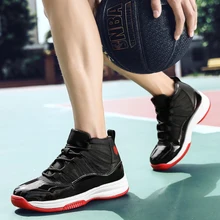 Баскетбольная обувь большого размера Jordan ретро кроссовки мужские черные и белые кроссовки мужские Jordan 11 Zapatillas Jordan бренд