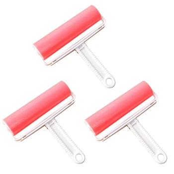 

3Pcs Dust Brush Sticky Hair Can Be Washed Washable Roller Cleaner Lint Sticky Picker Pet Hair Clothes