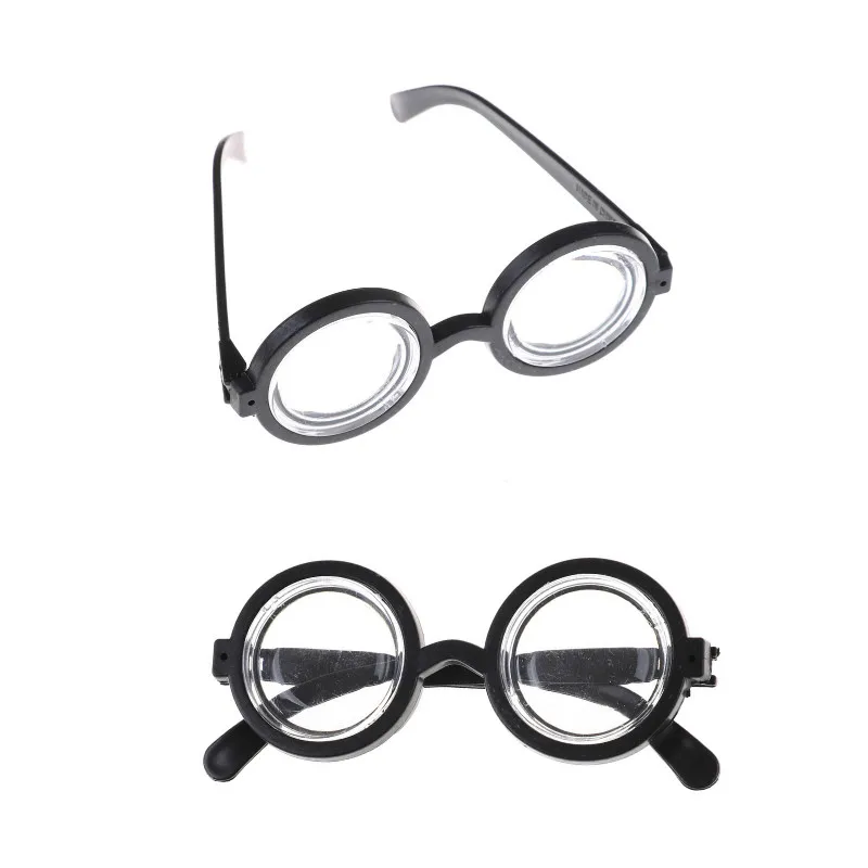 1PCS Circular Glass Minions Cosplay Costume Glasses Birthday Party Supplies Decoration Kids Funny Party Props