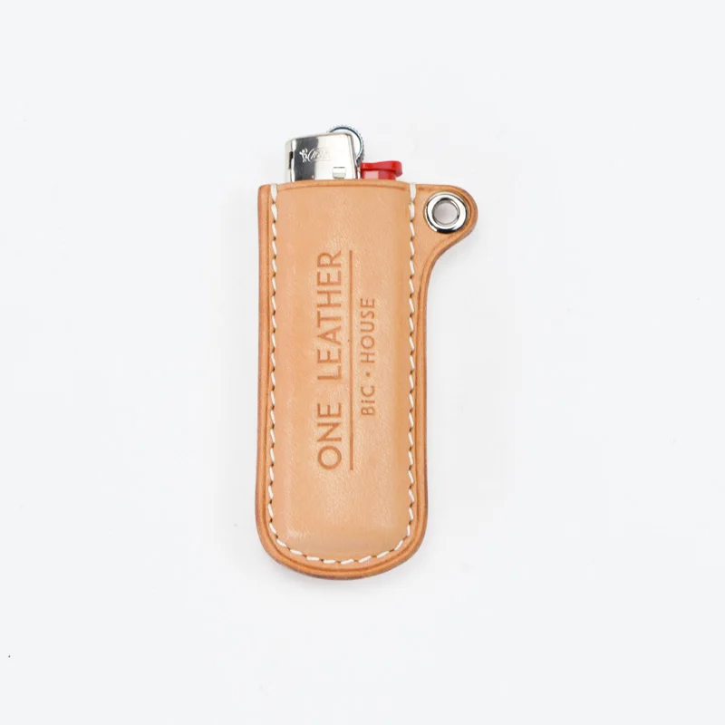 Leather Pattern Leather Disposable Lighter Case Pattern BIC