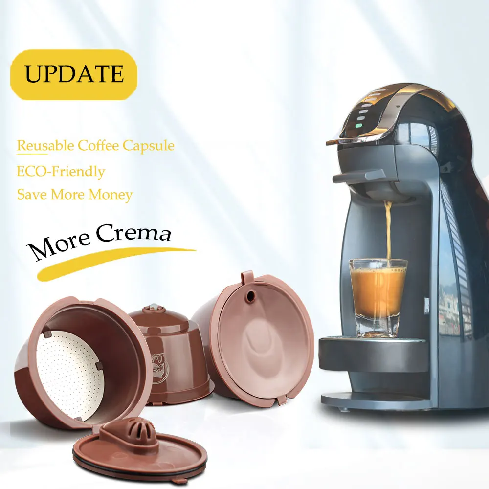 Icafilas богатый Crema forreutilzables фильтр из нержавеющей сетки для Dolci Gusto многоразового