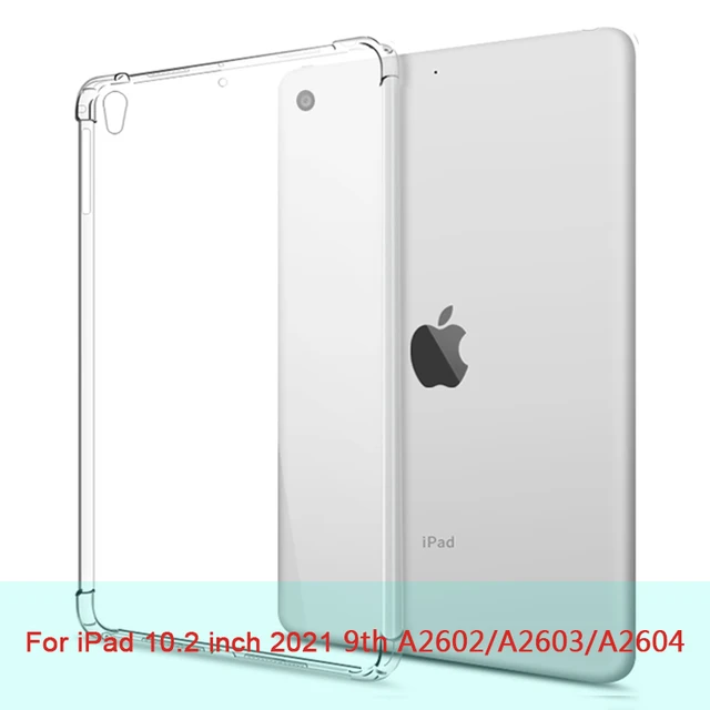 For New iPad 7 8 9 10.2 9.7 2021 5 6 Air 10.9 2 3 4 Case TPU Silicon Transparent Cover For iPad Pro 10.5 '' 11'' Mini 2 3 4 5 6 iPad 10.2 9th 2021