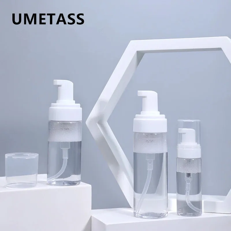 UMETASS портативная бутылка из пены пустая помпа прозрачная Диспенсер шампуня для