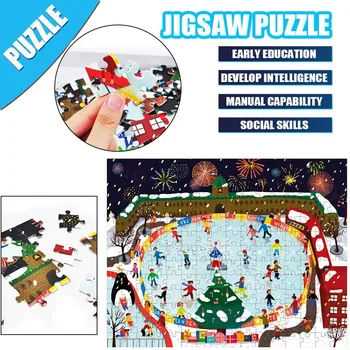 

NEW Ice Puzzle Adult Children Puzzle Holiday Gift Puzzle Toy 200PC Puzzle Landscape Pattern