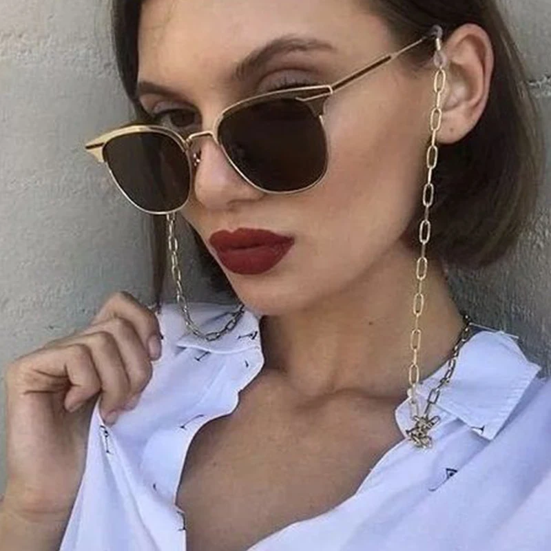 Цепочка для очков Женская модная универсальная цепочка длинный кулон подарок |