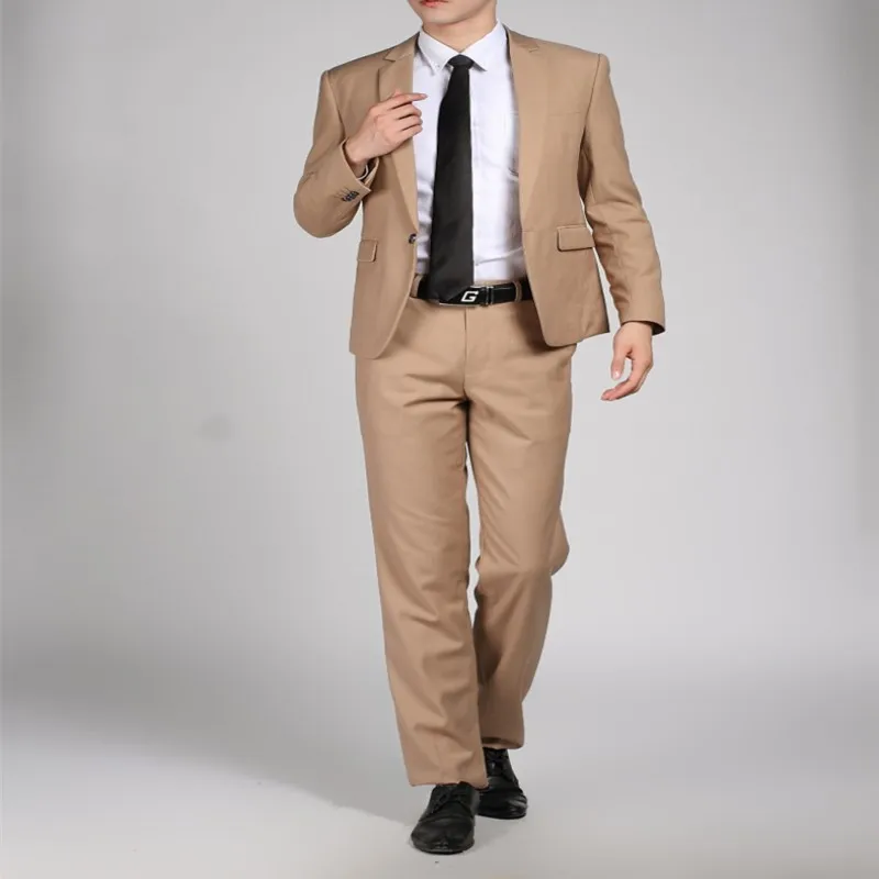 

Men's Formal Mens Suit Wedding dress Formal One-button Slim Business suits Blazer Brand party Set (Jacket + pants)
