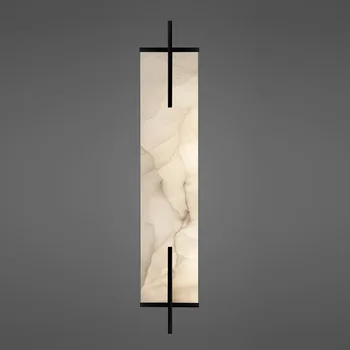 

Simple modern marble living room wall lamp corridor staircase background wall designer model room villa hall wall lamp
