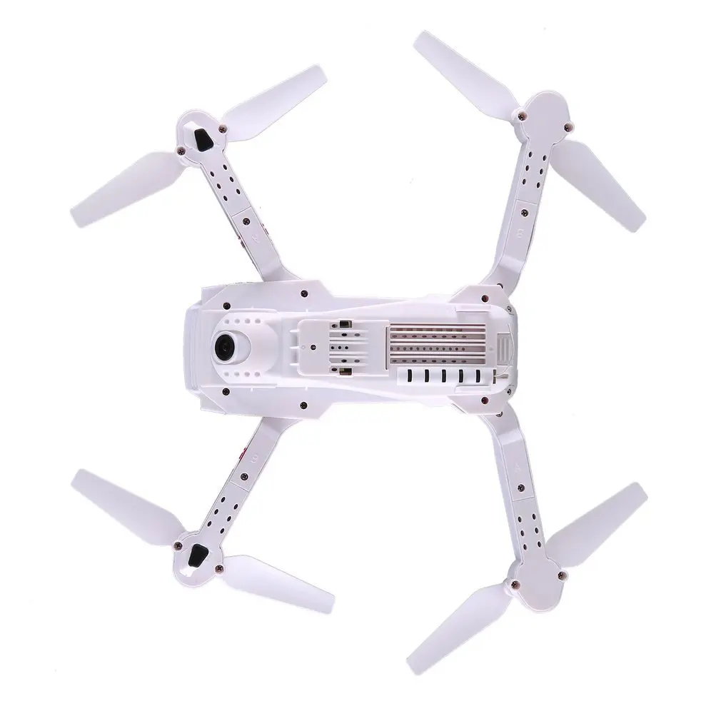 DJ-1 2,4 ГГц Wi-Fi FPV складной Радиоуправляемый Дрон с широкоугольным 0.3MP HD камерой, удерживающий высоту, с безголовым режимом, самолет с 3 батареями