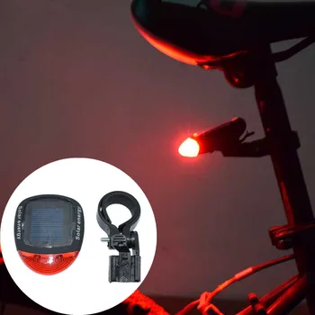 

Bike Outdoor Light Solar Power Bicycle Rear Light Waterproof Taillight 2 LED 3 Modes Cycling Night Riding Safety Accessories