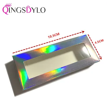 

Paper Eyelash Packaging Box Lash Boxes Packaging without Logo Custom Logo Faux Mink Lashes Strip Empty Case Bulk Vendors