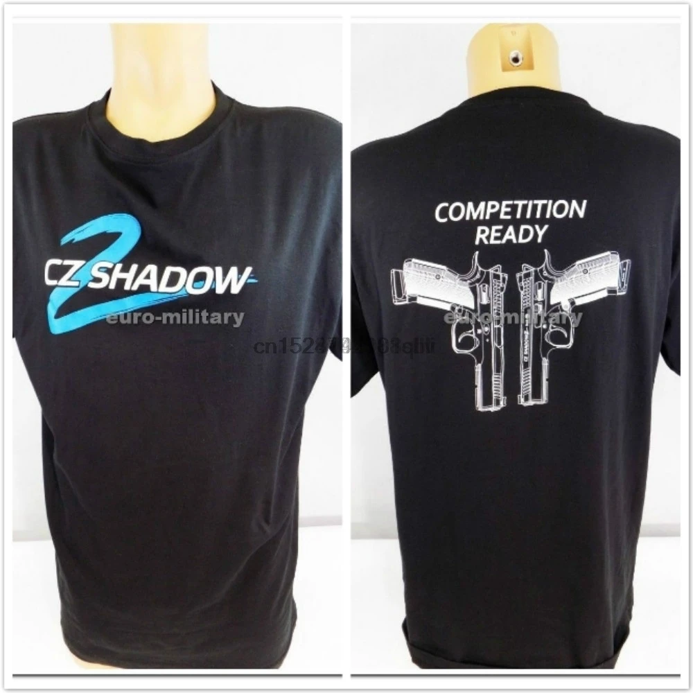 Оригинал CZ 75 Shadow 2 Мужская футболка новая модель дизайн cyub-CZ оригинальная | Мужские футболки -4000779150187